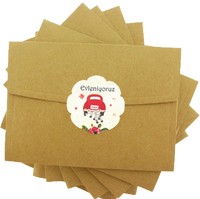 kartpostal - Kırmızı Araba