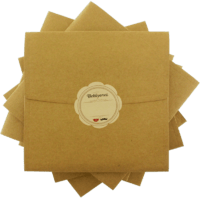 kare - "Bekliyoruz" Etiketli Kraft