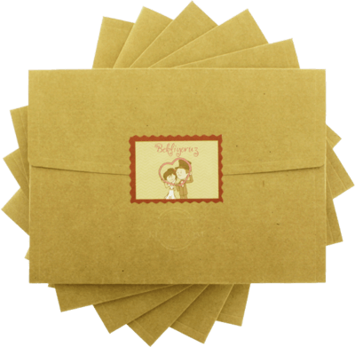 13x18 bekliyoruz pullu davetiye zarfı