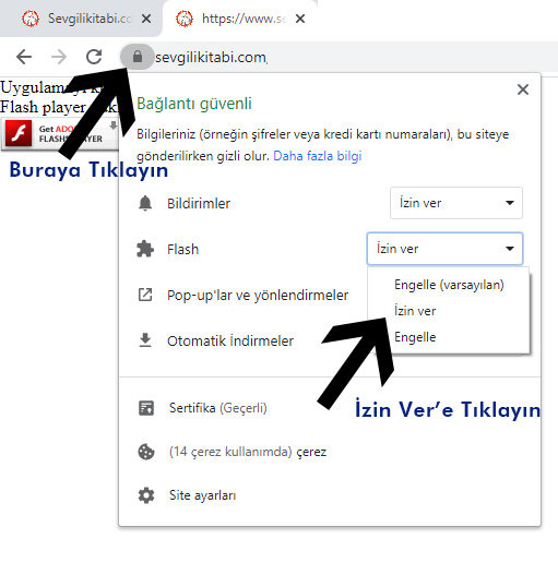 Uygulamayı kullanabilmeniz için sisteminizde flash player yüklü olmak zorundadır.