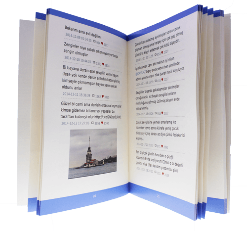 Twitter Kitabı sayfalar