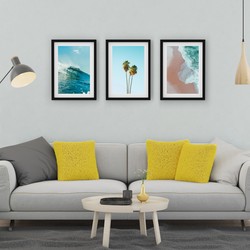 3 Çerçeveli Tablo Seti - Tropikal Ada