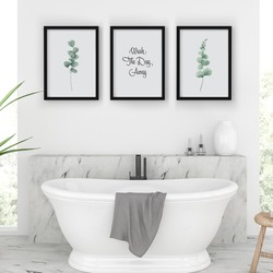 3 Çerçeveli Tablo Seti - Günü Geride Bırak