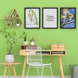 3 Çerçeveli Tablo Seti - Kendi Güneşini Bul