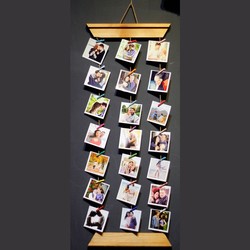 Ahşap 3 İpli Fotoğraf Çerçevesi