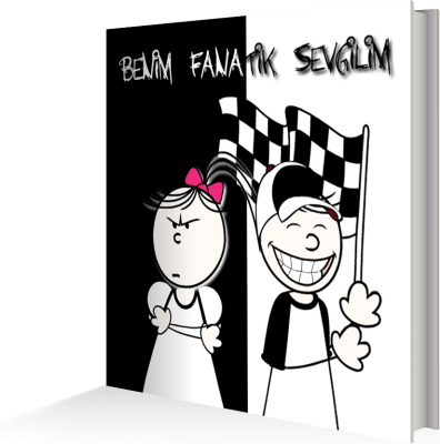 Beşiktaşlı Hediye: Benim Fanatik Sevgilim | Siyah Beyaz | Erkeğe Hediye
