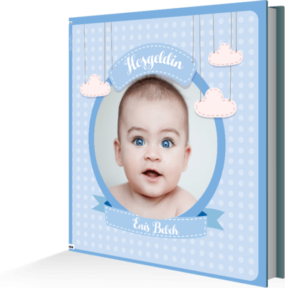 Mavi Boncuk | Bebek Foto Kitap | Bebek Fotoğraf Albümü | Bebek Güncesi | Fotokitap