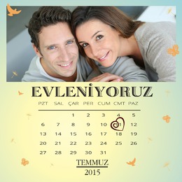 Takvimi İşaretleyin Yaz Versiyonu