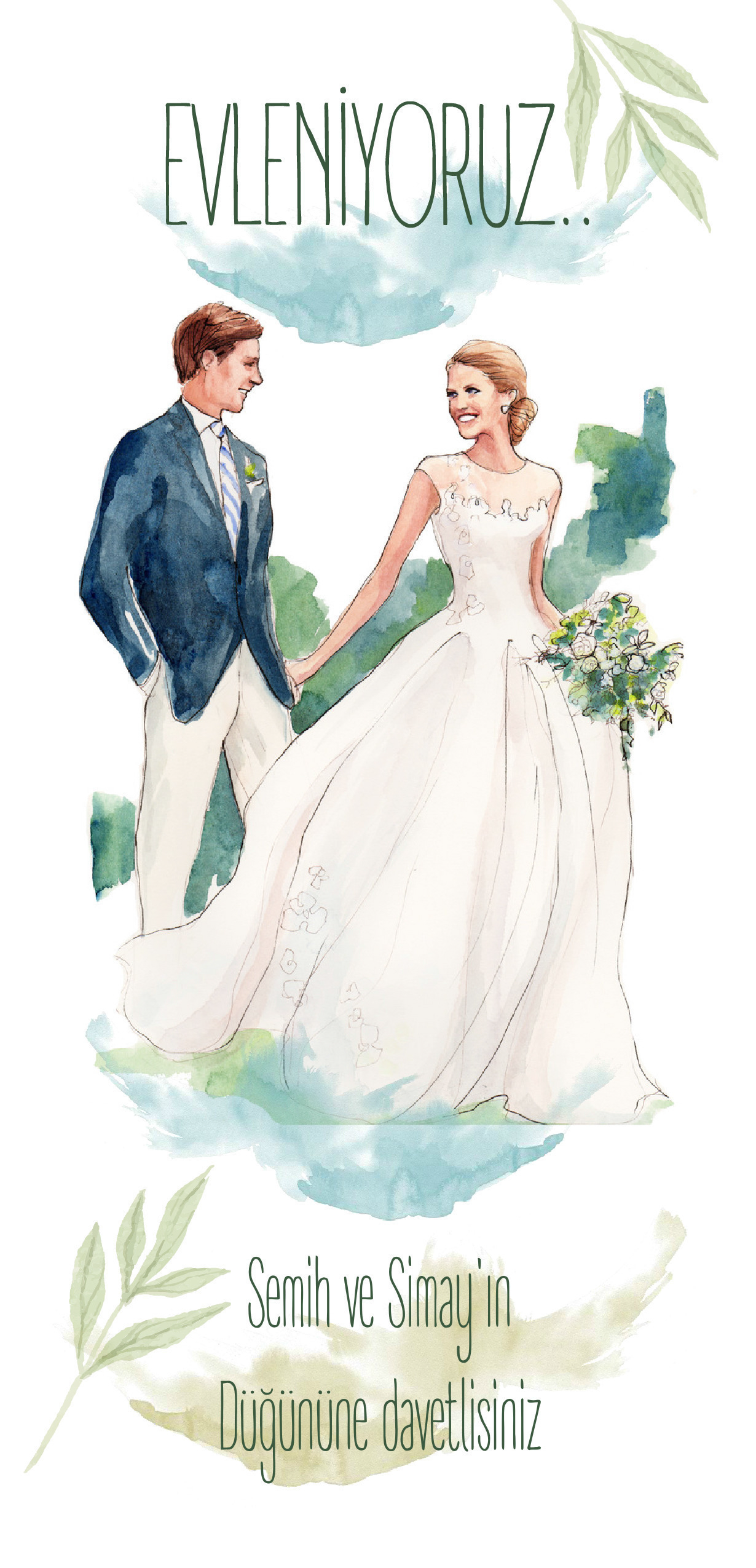 Aşkın Peşinde | Düğün Davetiyesi | Davetiye Örnekleri | Davetiye Fiyatları