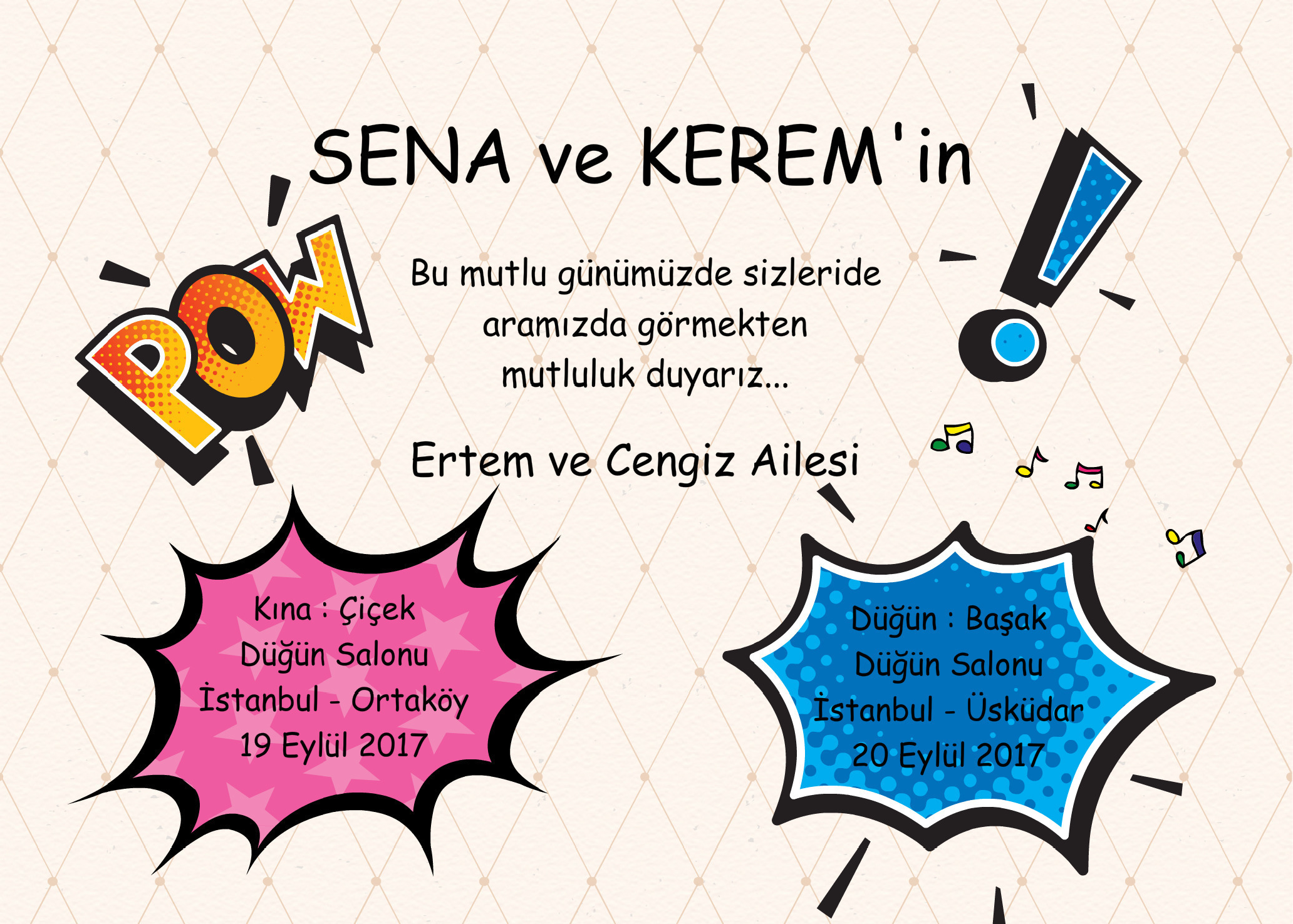 Gönlümü Çaldin | Özel Tasarım | Düğün Davetiyesi