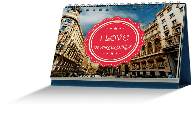 I love Barcelona | Fotoğraflı Takvim